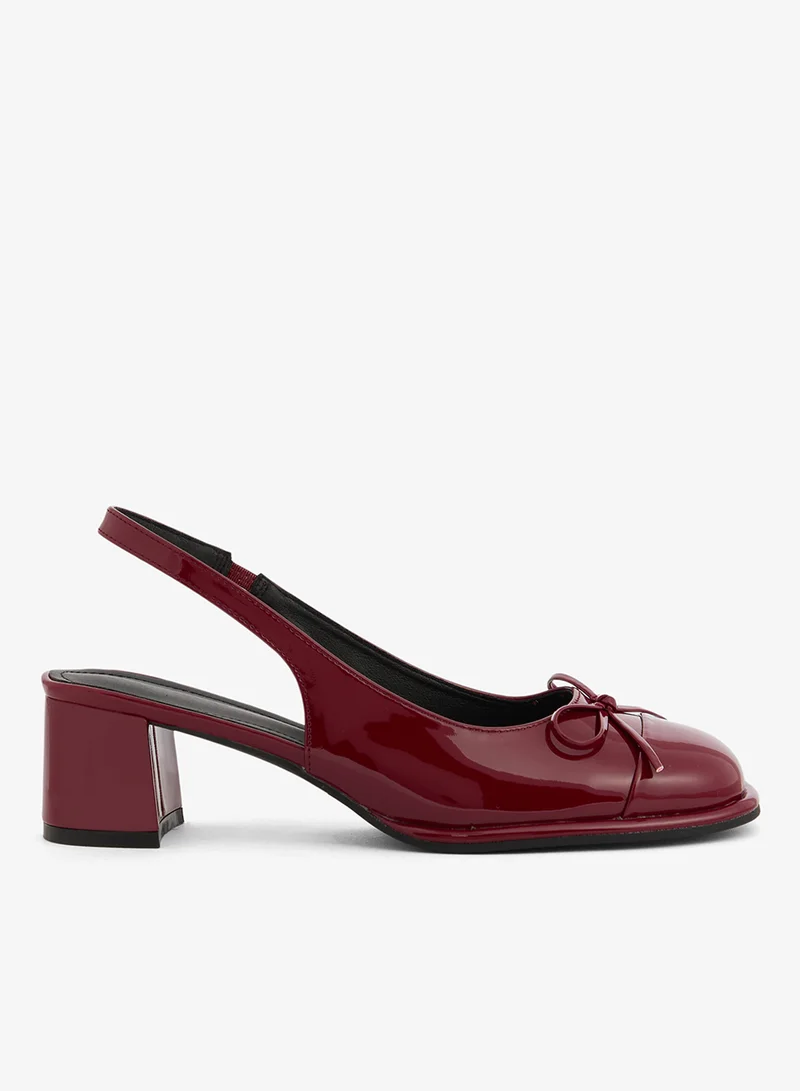 ايلا Ballet Mid Block Heel Sling Back